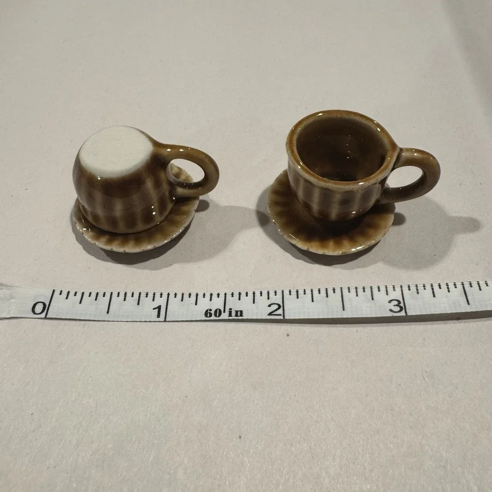 Vintage Miniature Tea Set 8 Pcs Made in Thailand